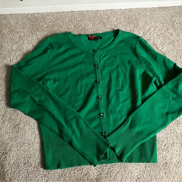Hell Bunny Emerald Green Cardigan - Picture 1 of 3
